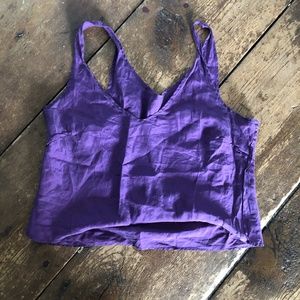 Vintage Purple Silk Crop